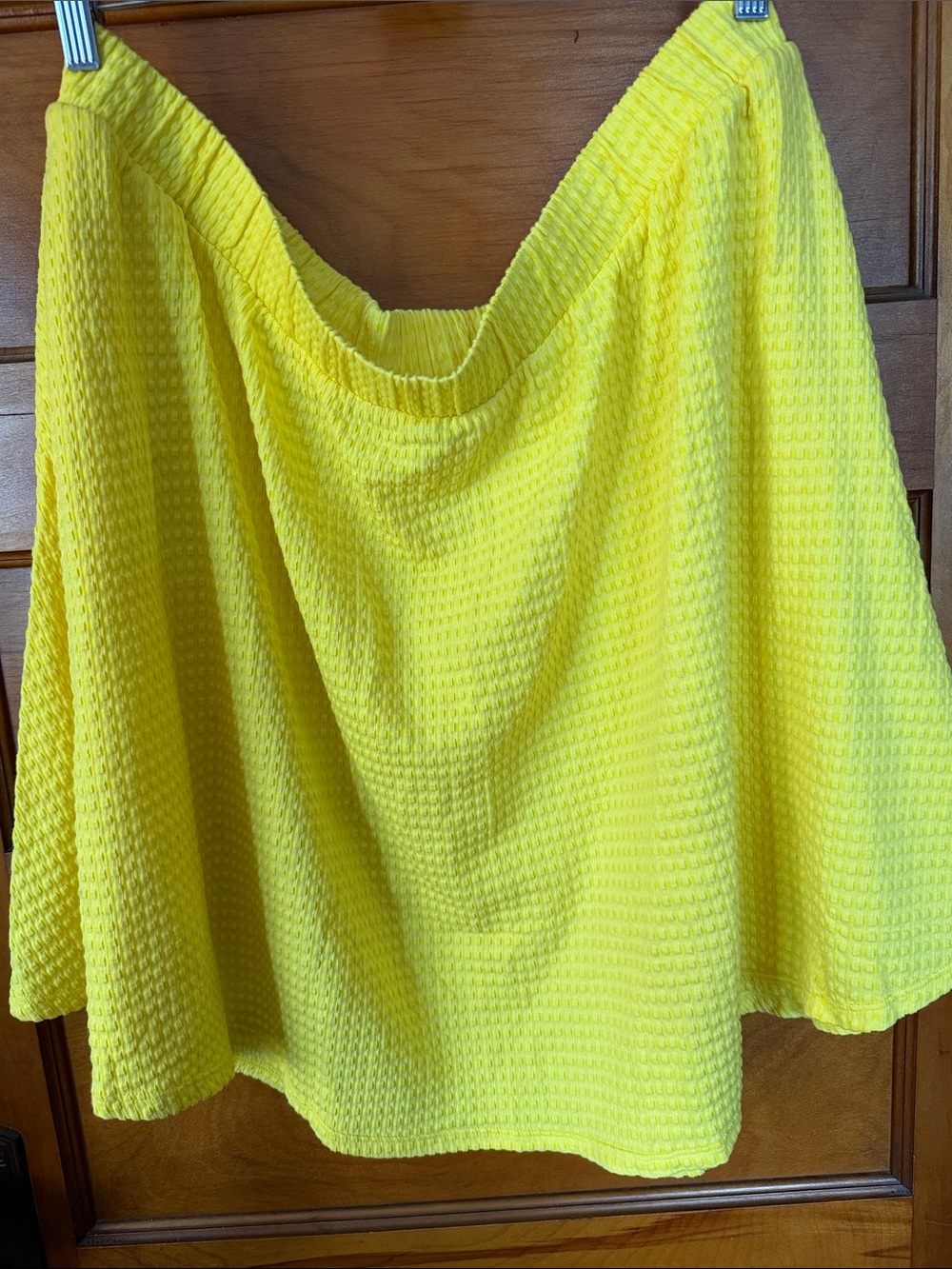 ModCloth 2X circle skater skirt in lemonade